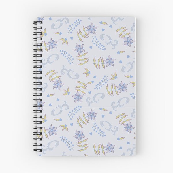 Item preview, Floral Pattern in Pale Blue designed and sold by Catherine Oborski.