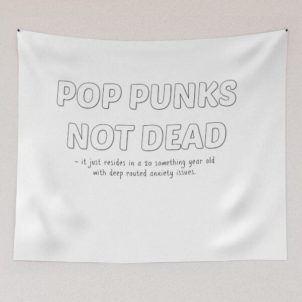 Item preview, pop punk is not not alive  designed and sold by shaunaramsay.