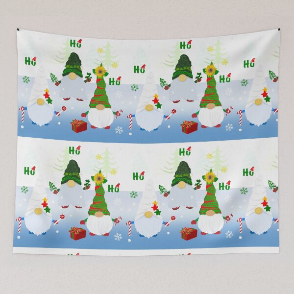 Item preview, Ho Ho Ho Christmas Gnomes with hats designed and sold by AnyMage.