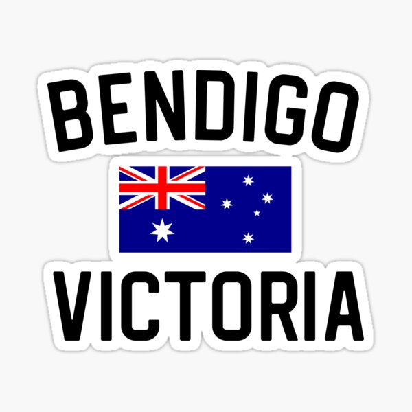 Item preview, Bendigo Victoria Australia Sticker Bendigo Victoria Sticker designed and sold by kmcollectible.