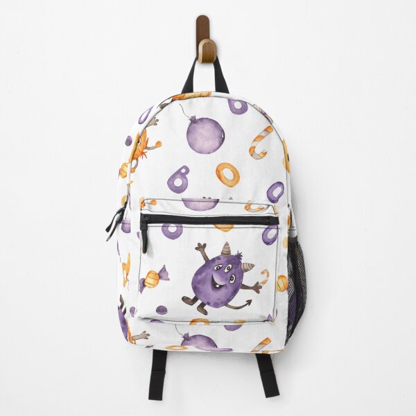 Item preview, Halloween Monsters, Sweets, Balloons Seamless Pattern designed and sold by GeeHanz.
