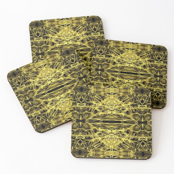 Item preview, Liquid Light Series #50 ~ Yellow Abstract Fractal Pattern designed and sold by Ascension Vibrations.