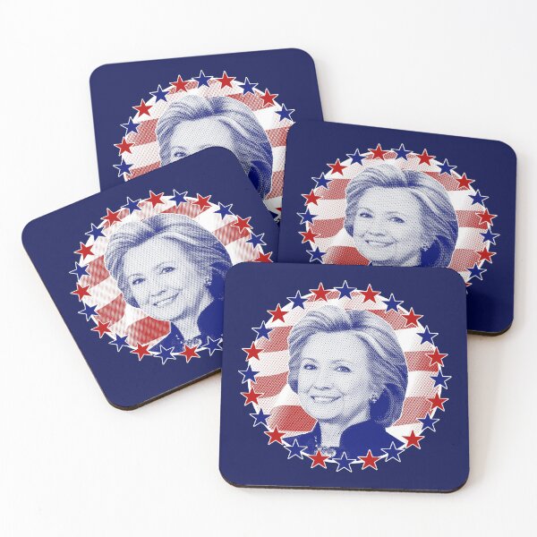 Artikelvorschau, First Lady Hillary Clinton Stars and Stripes entworfen und verkauft von ElectricPopSpot.