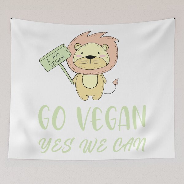 Item preview, Go Vegan Yes We Can designed and sold by arkturix.