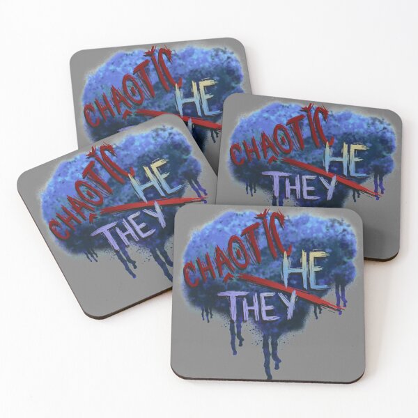 Item preview, Chaotic He/They designed and sold by NoBeenieBoricua.