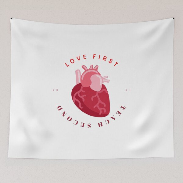 Item preview, Love 1st Teach 2nd designed and sold by Vividy.