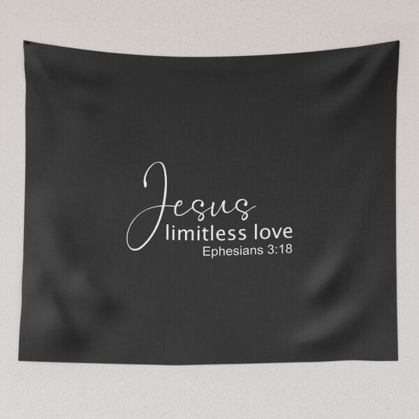 Item preview, Christian Design - Jesus - Limitless Love - Ephesians 3 verse 18 designed and sold by simplydesignart.