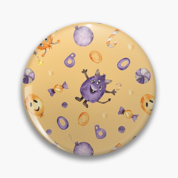 Item preview, Halloween Monsters, Sweets, Balloons Seamless Pattern designed and sold by GeeHanz.