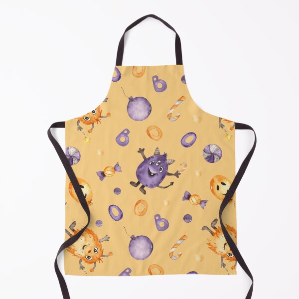 Item preview, Halloween Monsters, Sweets, Balloons Seamless Pattern designed and sold by GeeHanz.