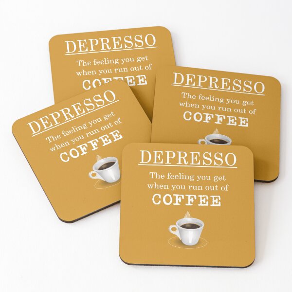 Item preview, Depresso - When You Run Out of Coffee designed and sold by FiaFiaPress.