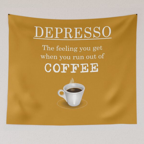 Item preview, Depresso - When You Run Out of Coffee designed and sold by FiaFiaPress.