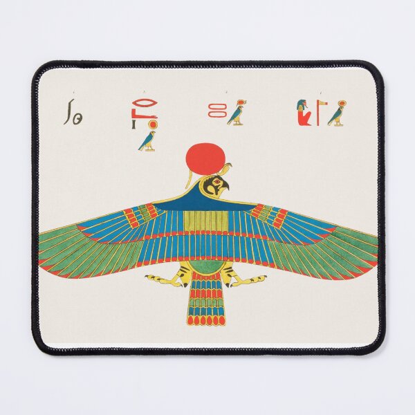 Item preview, Hawk, emblem of Ra illustration from Pantheon Egyptien by Leon Jean Joseph Dubois designed and sold by gizmut.