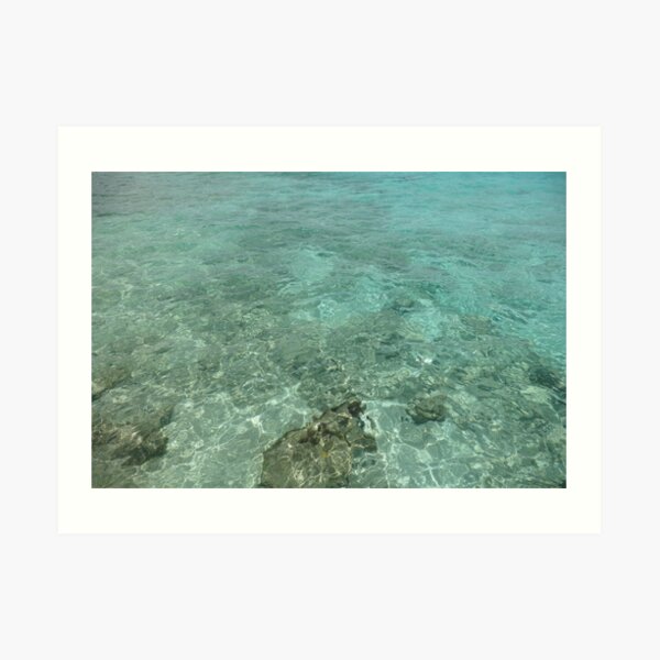 Caribbean Blue Art Print