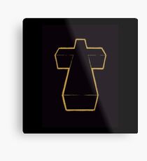 Justice Cross Metal Print
