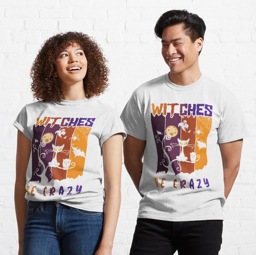 Discover Halloween - Witches Be Crazy Classic T-Shirt