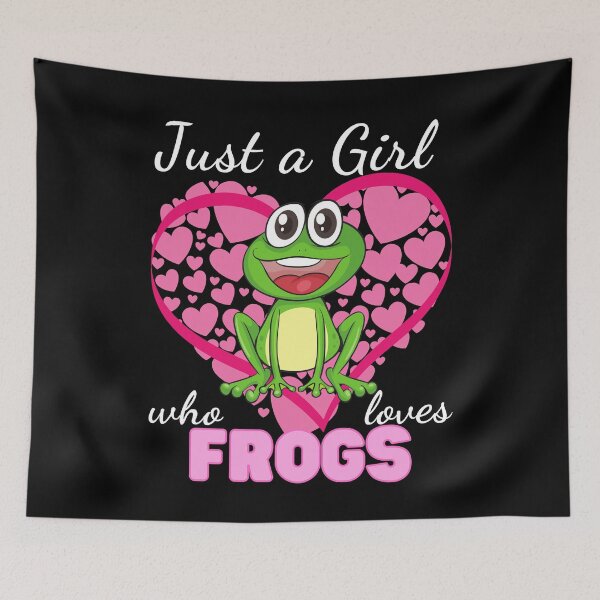 Item preview, just a girl who loves frogs designed and sold by narilex.