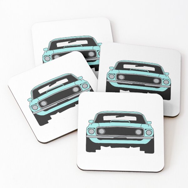 Item preview, 1969 Ford Mustang Aztec Aqua designed and sold by kaylabeatty.