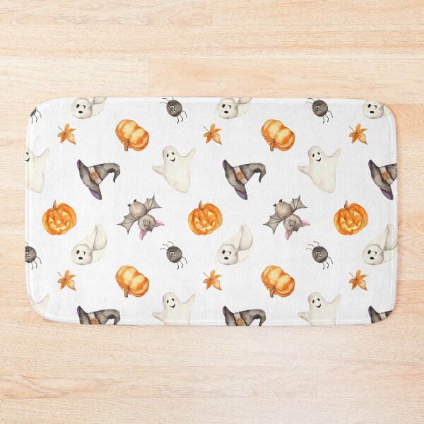Item preview, Halloween Ghost, Pumpkin, Bat, Spider Seamless Pattern designed and sold by GeeHanz.