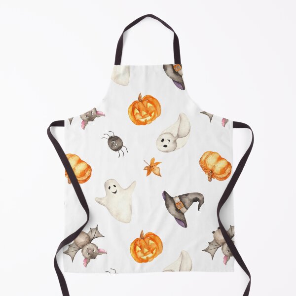Item preview, Halloween Ghost, Pumpkin, Bat, Spider Seamless Pattern designed and sold by GeeHanz.