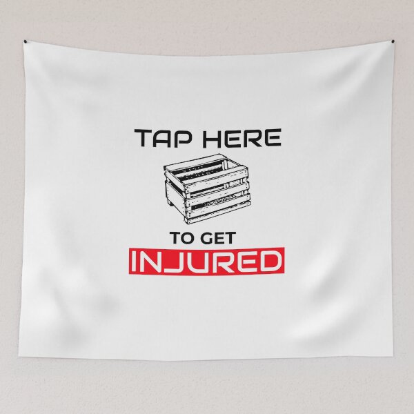 Item preview, Milk Crate Challenge Tap Here To Get Injured designed and sold by infazbdeen.