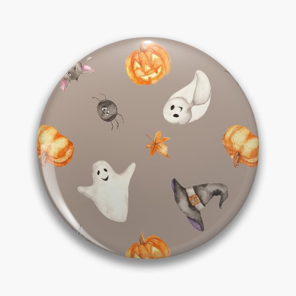 Item preview, Halloween Ghost, Pumpkin, Bat, Spider Seamless Pattern designed and sold by GeeHanz.