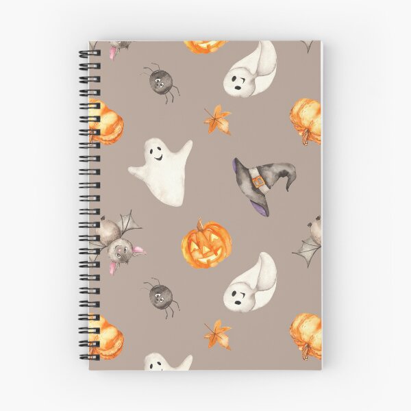 Item preview, Halloween Ghost, Pumpkin, Bat, Spider Seamless Pattern designed and sold by GeeHanz.