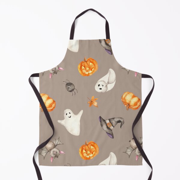 Item preview, Halloween Ghost, Pumpkin, Bat, Spider Seamless Pattern designed and sold by GeeHanz.