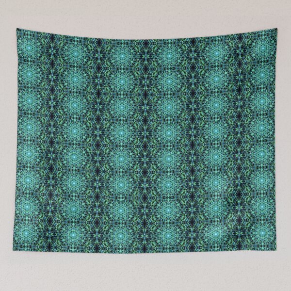 Item preview, Liquid Light Series #52 ~ Blue and Green Abstract Fractal Pattern designed and sold by Ascension Vibrations.