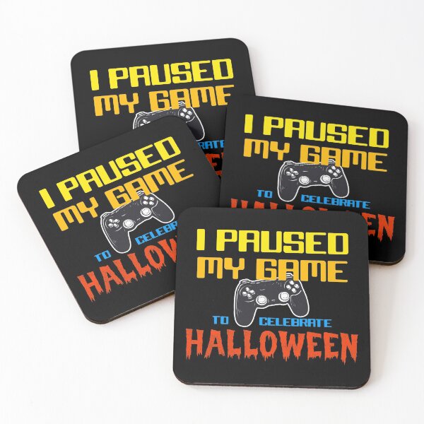 Item preview, I paused my game to celebrate Halloween designed and sold by quyenthoai.
