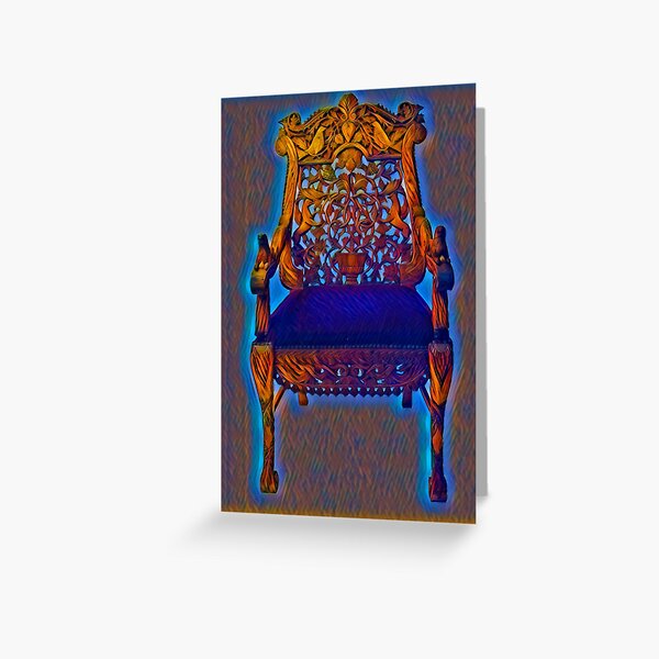 The Chair of Rebbe Nachman of Breslov Greeting Card