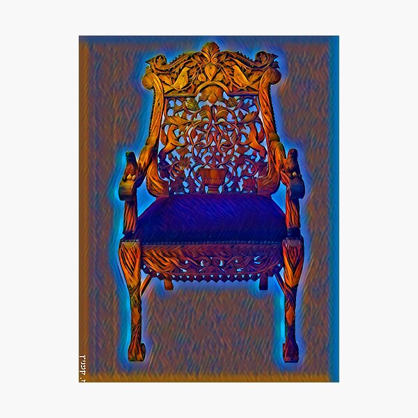 The Chair of Rebbe Nachman of Breslov Photographic Print