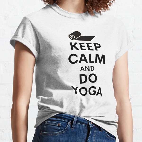 Atme Entspann Schwimm - Damen T-Shirt Lustige Sprüche Yoga Relax