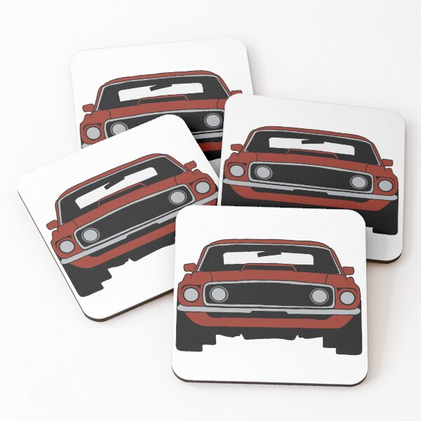 Item preview, 1969 Ford Mustang Candy Apple Red designed and sold by kaylabeatty.