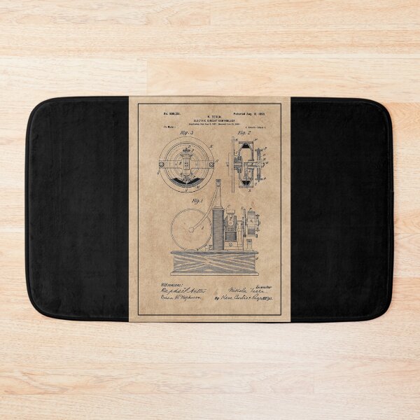 Item preview, Nikola Tesla Electric Circuit Controller Blueprint patent 1898 - Tesla designed and sold by birdo-art.