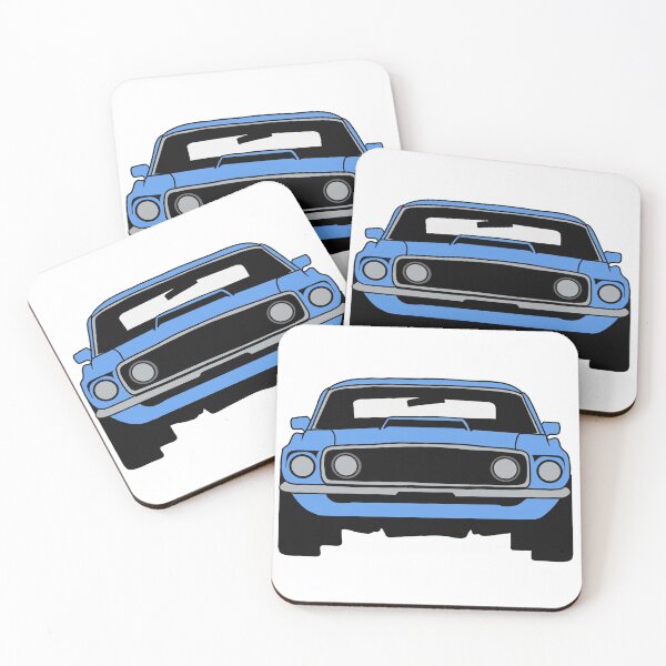 Item preview, 1969 Ford Mustang Grabber Blue designed and sold by kaylabeatty.