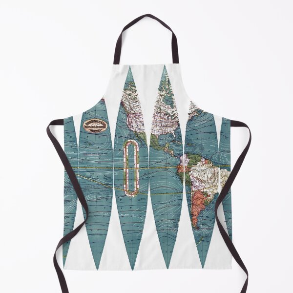 Item preview, Globe Map Deconstructed - Flat Earth designed and sold by Candlewood Museum & Gift Shoppe.