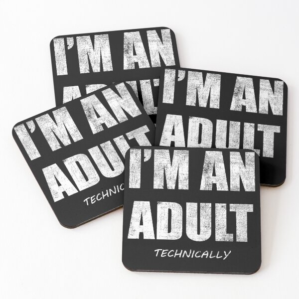 Item preview, I'm An Adult designed and sold by freeArt10.