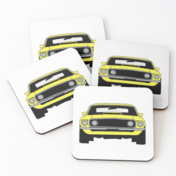 Item preview, 1969 Ford Mustang Grabber Yellow designed and sold by kaylabeatty.
