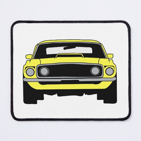 Item preview, 1969 Ford Mustang Grabber Yellow designed and sold by kaylabeatty.