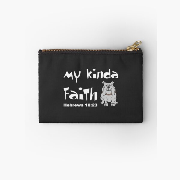 Item preview, Christian Design - My Kinda Faith - Bulldog - Hebrews 10 verse 23 designed and sold by simplydesignart.