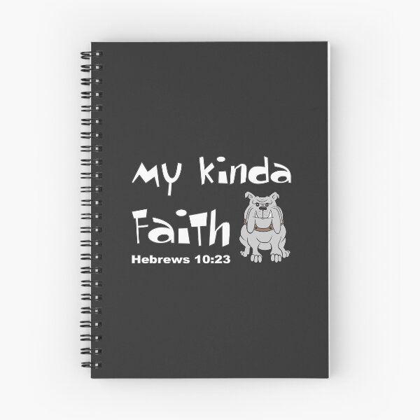 Item preview, Christian Design - My Kinda Faith - Bulldog - Hebrews 10 verse 23 designed and sold by simplydesignart.