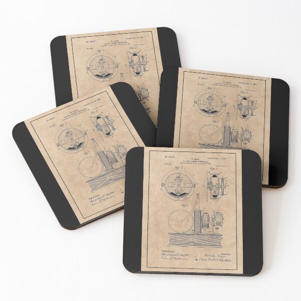 Item preview, Nikola Tesla Electric Circuit Controller Blueprint patent 1898 - Tesla designed and sold by birdo-art.