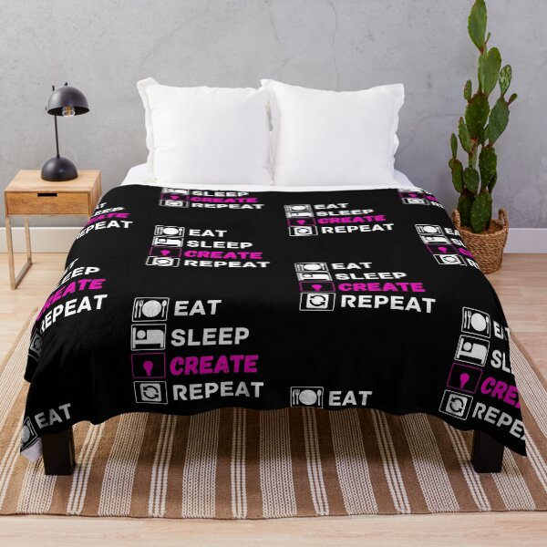 Item preview, eat sleep create repeat designed and sold by ronaldsonou.