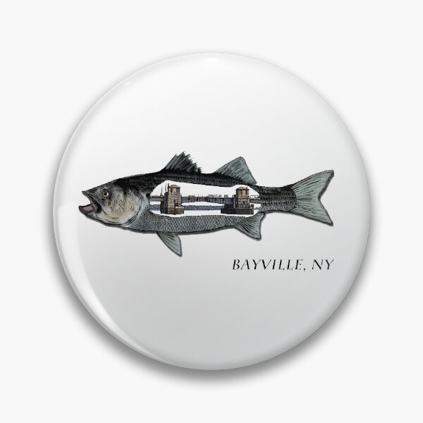Item preview, Bayville bridge and stiped bass designed and sold by hookink.