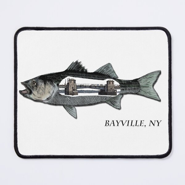 Item preview, Bayville bridge and stiped bass designed and sold by hookink.