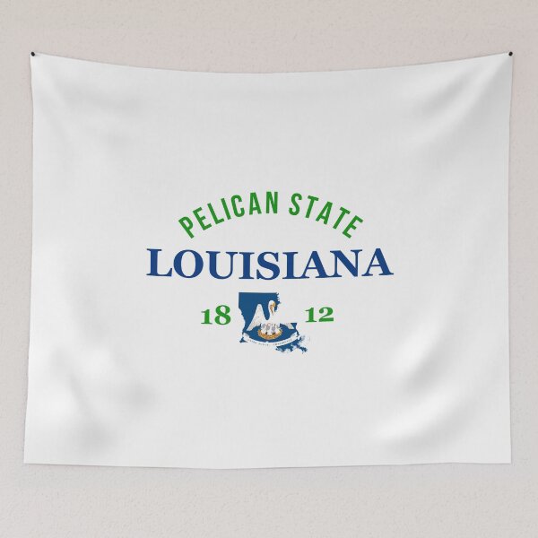 Item preview, Louisiana Pride Flag Native Home Pelican State  designed and sold by The Junto Shop.