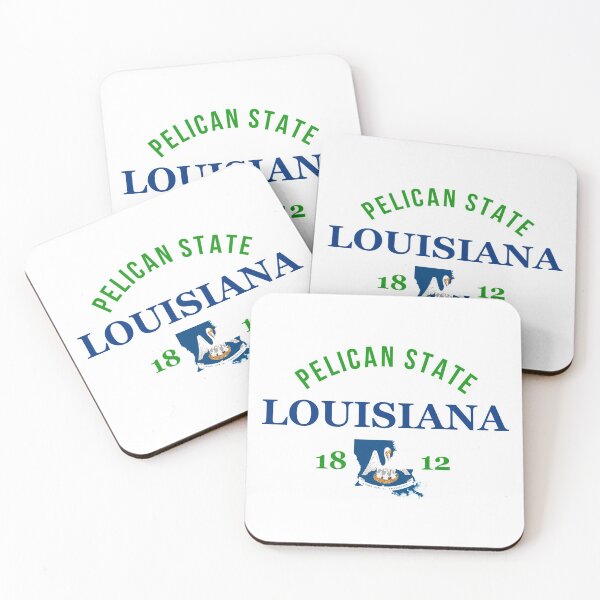 Item preview, Louisiana Pride Flag Native Home Pelican State  designed and sold by The Junto Shop.