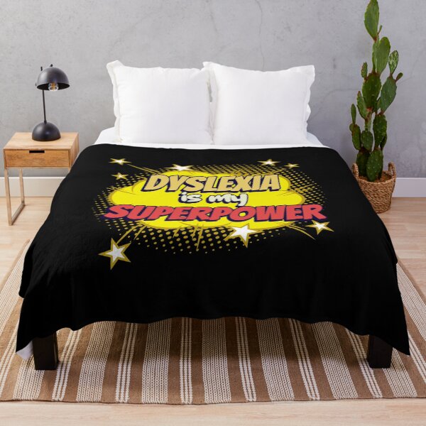 Item preview, Dyslexia Awareness Month Super Power comic onomatopeia blast   designed and sold by SweetbeStore.