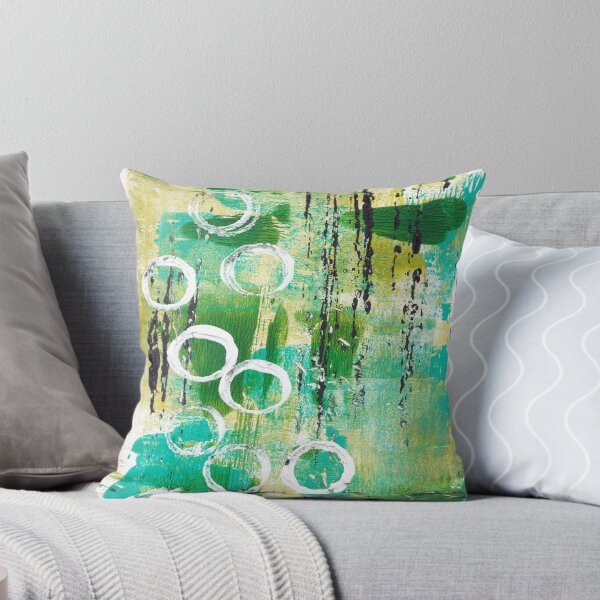 Item preview, ABSTRACT IN GREENS - ART BY KATHLEEN TENNANT designed and sold by KATHLEEN TENNANT ART.
