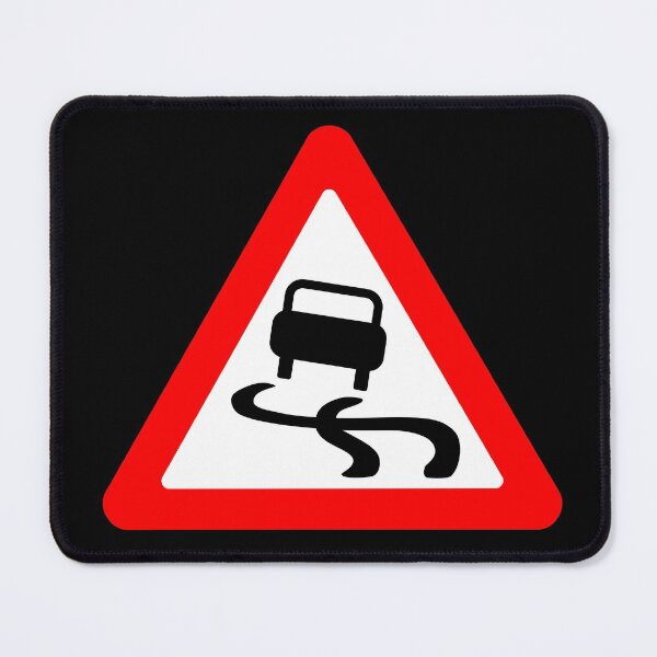 Item preview, Road Sign T-Shirt ~ Slippery When Wet Tee ~ Speeding Top designed and sold by deanworld.